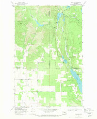 Download a high-resolution, GPS-compatible USGS topo map for Fan Lake, WA (1971 edition)