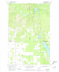 preview thumbnail of historical topo map of Spokane County, WA in 1968