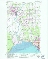 Download a high-resolution, GPS-compatible USGS topo map for Ferndale, WA (1994 edition)