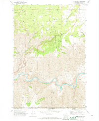 Download a high-resolution, GPS-compatible USGS topo map for Fields Spring, WA (1974 edition)