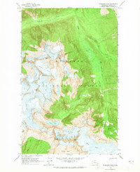 Download a high-resolution, GPS-compatible USGS topo map for Forbidden Peak, WA (1965 edition)