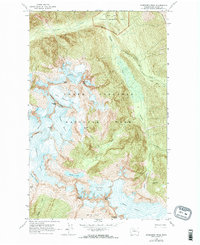Download a high-resolution, GPS-compatible USGS topo map for Forbidden Peak, WA (1973 edition)