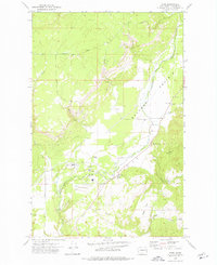 preview thumbnail of historical topo map of Stevens County, WA in 1973