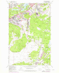 Download a high-resolution, GPS-compatible USGS topo map for Fort Lewis, WA (1976 edition)