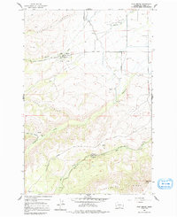 Download a high-resolution, GPS-compatible USGS topo map for Fort Simcoe, WA (1991 edition)