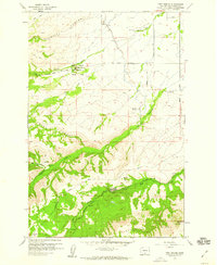 Download a high-resolution, GPS-compatible USGS topo map for Fort Simcoe, WA (1960 edition)