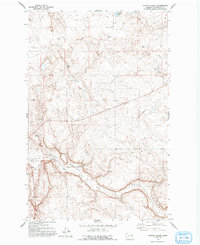 Download a high-resolution, GPS-compatible USGS topo map for Foster Coulee, WA (1993 edition)