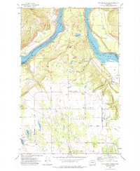 Download a high-resolution, GPS-compatible USGS topo map for Four Mound Prairie, WA (1977 edition)