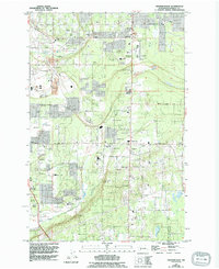 Download a high-resolution, GPS-compatible USGS topo map for Frederickson, WA (1994 edition)