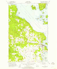 Download a high-resolution, GPS-compatible USGS topo map for Friday Harbor, WA (1957 edition)