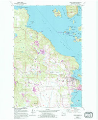 Download a high-resolution, GPS-compatible USGS topo map for Friday Harbor, WA (1994 edition)