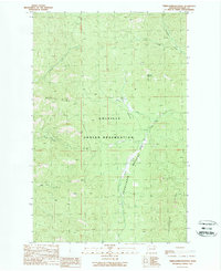 Download a high-resolution, GPS-compatible USGS topo map for Friedlander Meadows, WA (1989 edition)