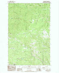 Download a high-resolution, GPS-compatible USGS topo map for Frost Mtn, WA (1985 edition)