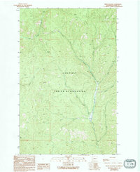 Download a high-resolution, GPS-compatible USGS topo map for Frosty Meadow, WA (1994 edition)