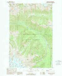 preview thumbnail of historical topo map of Snohomish County, WA in 1988