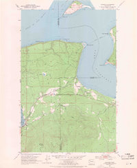 preview thumbnail of historical topo map of Clallam County, WA in 1953