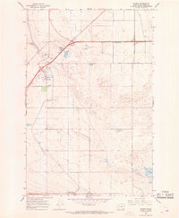 Download a high-resolution, GPS-compatible USGS topo map for George, WA (1968 edition)