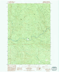 preview thumbnail of historical topo map of Cowlitz County, WA in 1985