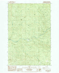 Download a high-resolution, GPS-compatible USGS topo map for Georges Peak, WA (1985 edition)