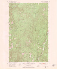 Download a high-resolution, GPS-compatible USGS topo map for Gillette Mtn, WA (1972 edition)