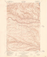 Download a high-resolution, GPS-compatible USGS topo map for Ginkgo, WA (1957 edition)