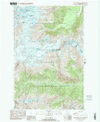 Download a high-resolution, GPS-compatible USGS topo map for Glacier Peak East, WA (1988 edition)