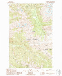 Download a high-resolution, GPS-compatible USGS topo map for Glacier Peak West, WA (1988 edition)