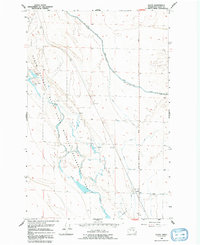 Download a high-resolution, GPS-compatible USGS topo map for Gloyd, WA (1992 edition)