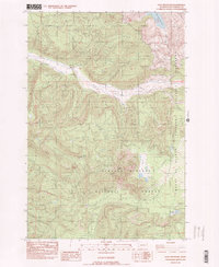 Download a high-resolution, GPS-compatible USGS topo map for Goat Mountain, WA (1984 edition)
