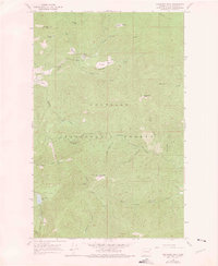 Download a high-resolution, GPS-compatible USGS topo map for Goddards Peak, WA (1975 edition)