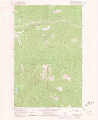 Download a high-resolution, GPS-compatible USGS topo map for Goddards Peak, WA (1981 edition)
