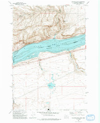preview thumbnail of historical topo map of Klickitat County, WA in 1993