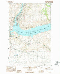 Download a high-resolution, GPS-compatible USGS topo map for Grand Coulee Dam, WA (1989 edition)
