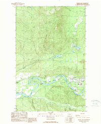 Download a high-resolution, GPS-compatible USGS topo map for Grandy Lake, WA (1989 edition)