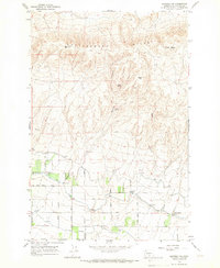 preview thumbnail of historical topo map of Yakima County, WA in 1964