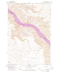 preview thumbnail of historical topo map of Garfield County, WA in 1964