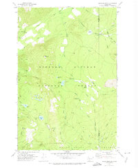 Download a high-resolution, GPS-compatible USGS topo map for Green Mountain, WA (1974 edition)