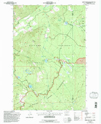 Download a high-resolution, GPS-compatible USGS topo map for Green Mountain, WA (1996 edition)