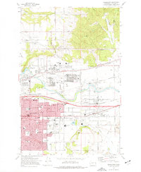 Download a high-resolution, GPS-compatible USGS topo map for Greenacres, WA (1977 edition)