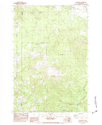 Download a high-resolution, GPS-compatible USGS topo map for Guler Mtn, WA (1983 edition)