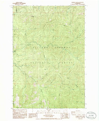 Download a high-resolution, GPS-compatible USGS topo map for Gumboot Mtn, WA (1986 edition)