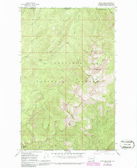 Download a high-resolution, GPS-compatible USGS topo map for Gypsy Peak, WA (1986 edition)