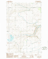 Download a high-resolution, GPS-compatible USGS topo map for Hanford NE, WA (1986 edition)