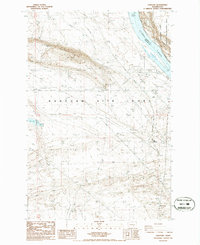 Download a high-resolution, GPS-compatible USGS topo map for Hanford, WA (1986 edition)