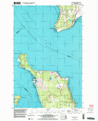 Download a high-resolution, GPS-compatible USGS topo map for Hansville, WA (2003 edition)