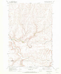 Download a high-resolution, GPS-compatible USGS topo map for Harrington SE, WA (1972 edition)
