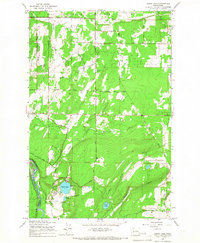 Download a high-resolution, GPS-compatible USGS topo map for Harts Lake, WA (1967 edition)