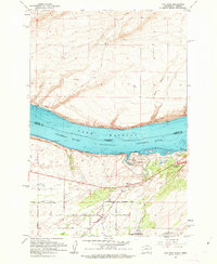 Download a high-resolution, GPS-compatible USGS topo map for Hat Rock, WA (1963 edition)