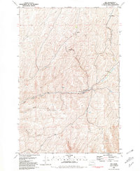 Download a high-resolution, GPS-compatible USGS topo map for Hay, WA (1981 edition)