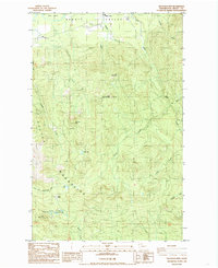 Download a high-resolution, GPS-compatible USGS topo map for Haystack Mtn, WA (1985 edition)